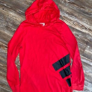 Adidas long sleeve hoodie T-shirt youth 10/12